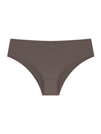 Avela Brown Microfiber High Waist Panties