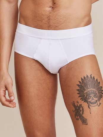 White Cotton Slip Underwear