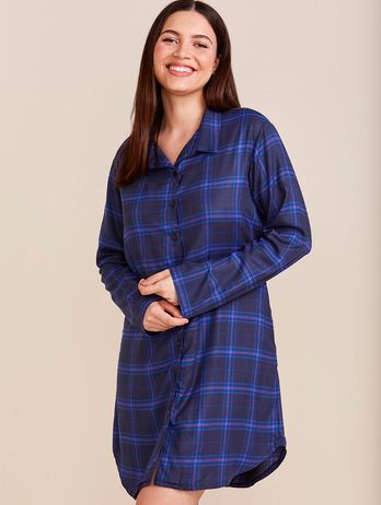 Galles Plaid Printed Viscose Shirt Galles Print