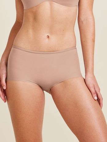 Magic Back Panties in Beige Suede Microfiber