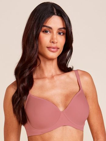 Air Pink Full Coverage Breathable Padded Bra